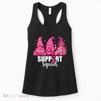 Breast Cancer Awareness Gnomes Support Squad Women's Tank Top thumb 0