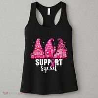 Breast Cancer Awareness Gnomes Support Squad Women's Tank Top thumb 3
