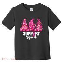 Breast Cancer Awareness Gnomes Support Squad Toddler T-Shirt thumb 0