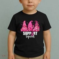 Breast Cancer Awareness Gnomes Support Squad Toddler T-Shirt thumb 2