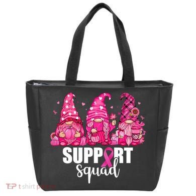 Breast Cancer Awareness Gnomes Support Squad Bag