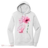 Breast Cancer Awareness Sunflower Elephant Pink Ribbon Women's Hoodie thumb 0