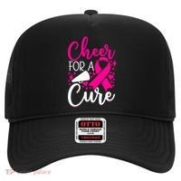 Breast Cancer Awareness Mom Cheerleading Cheer For The Cure Gift Hat thumb 0
