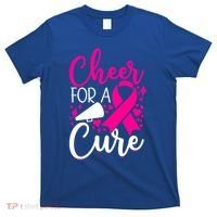 Breast Cancer Awareness Mom Cheerleading Cheer For The Cure Gift T-Shirt thumb 0