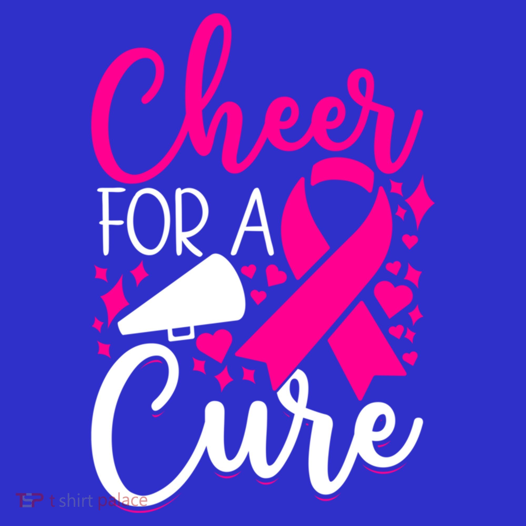 Breast Cancer Awareness Mom Cheerleading Cheer For The Cure Gift Polo