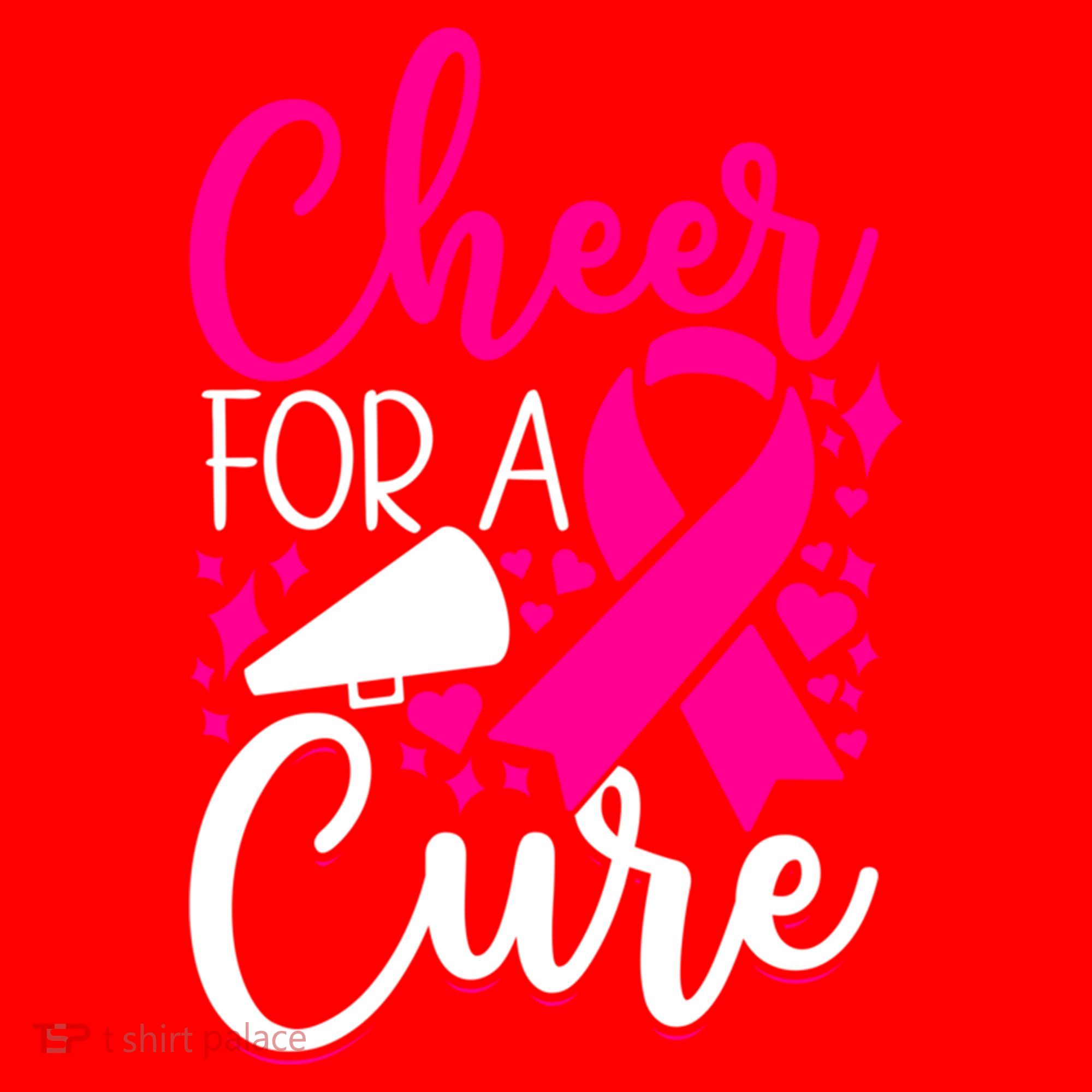 Breast Cancer Awareness Mom Cheerleading Cheer For The Cure Gift Santa Hat