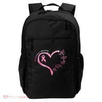 Breast Cancer Awareness Butterfly Simple Logo Backpack thumb 0