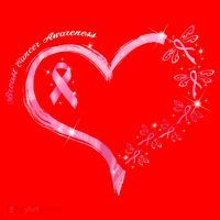 Breast Cancer Awareness Butterfly Simple Logo Santa Hat thumb 1