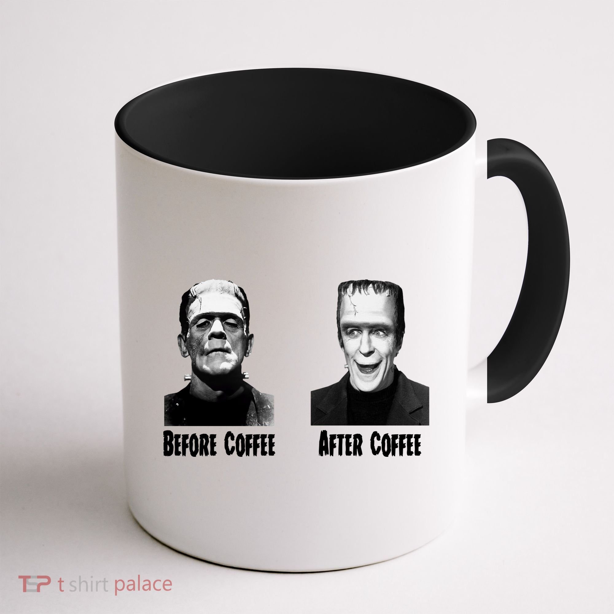 Before Coffee After Coffee Funny Monster Coffee Mug