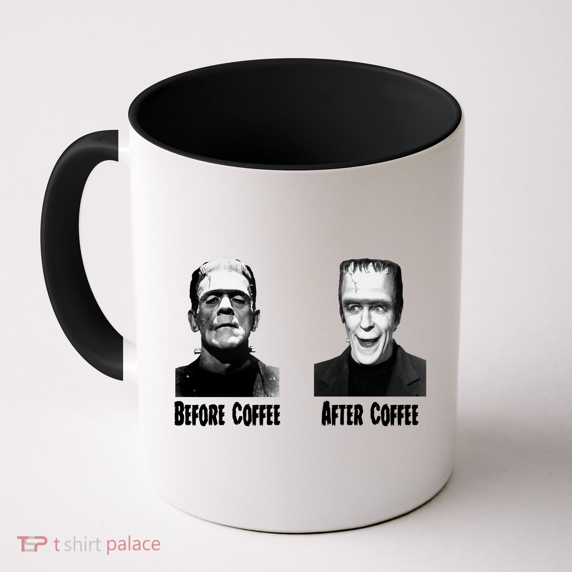 Before Coffee After Coffee Funny Monster Coffee Mug