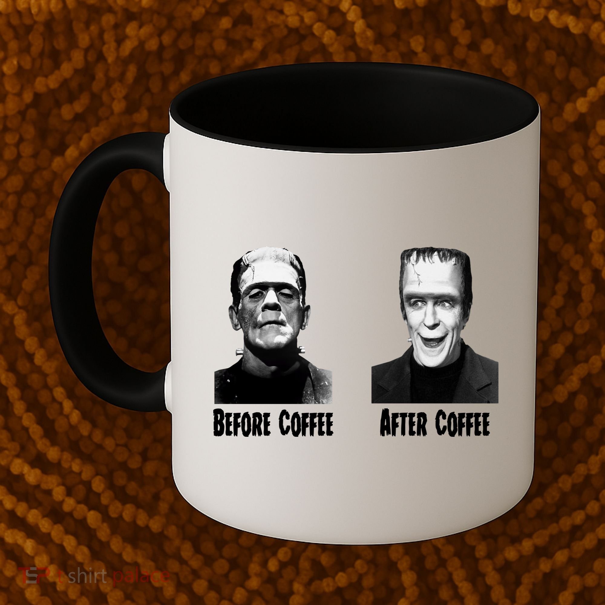 Before Coffee After Coffee Funny Monster Coffee Mug