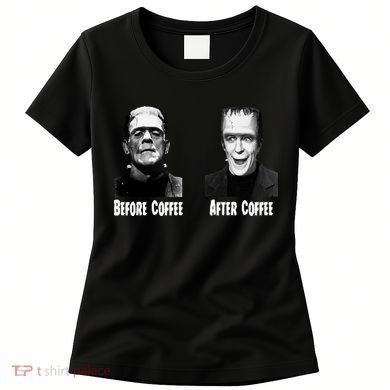 Before Coffee After Coffee Funny Monster Women's T-Shirt