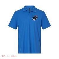 Baseball Catcher American Flag Home Plate Funny Gift Polo thumb 0