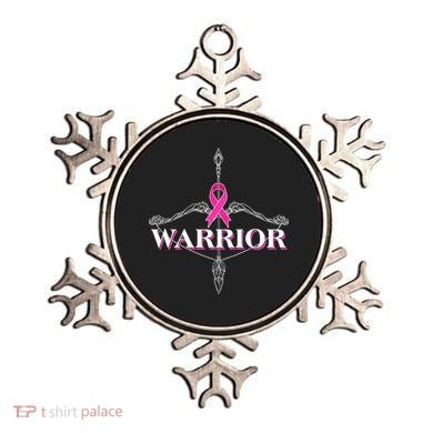 Breast Cancer Awareness Warrior Vintage Bow And Arrow Ornament