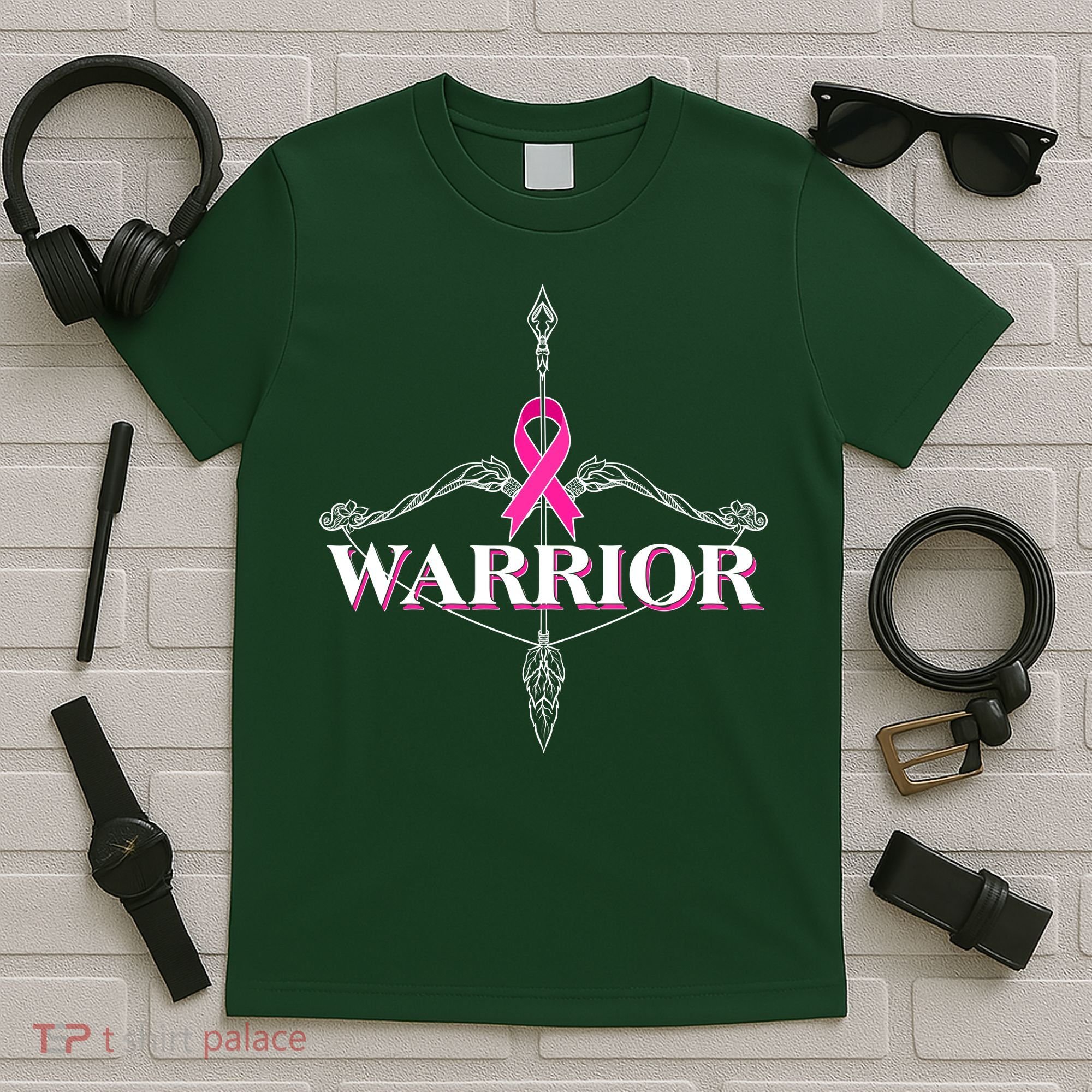 Breast Cancer Awareness Warrior Vintage Bow And Arrow T-Shirt
