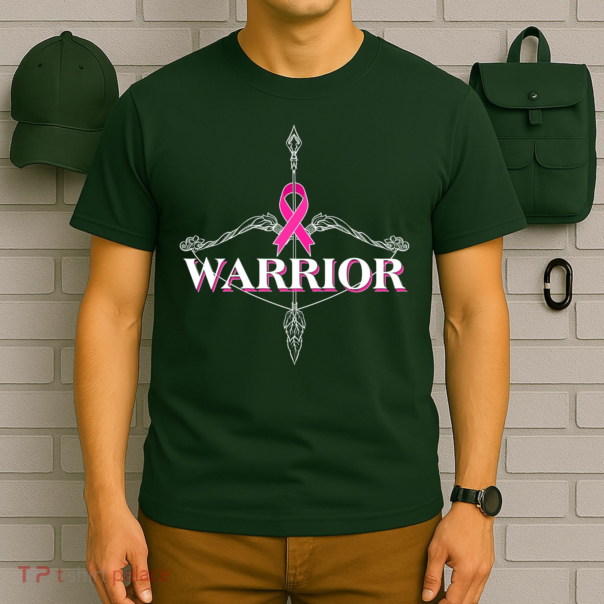 Breast Cancer Awareness Warrior Vintage Bow And Arrow T-Shirt