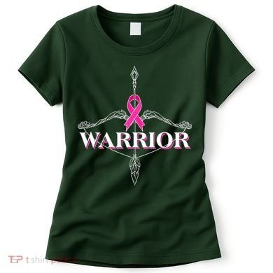 Breast Cancer Awareness Warrior Vintage Bow And Arrow Women's T-Shirt