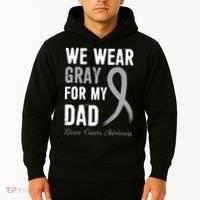 Brain Cancer Awareness T Hoodie thumb 2
