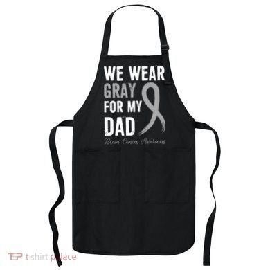 Brain Cancer Awareness T Apron