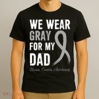 Brain Cancer Awareness T T-Shirt thumb 3