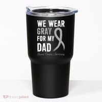 Brain Cancer Awareness T Tumbler thumb 0