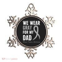 Brain Cancer Awareness T Ornament thumb 0
