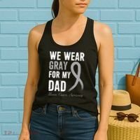 Brain Cancer Awareness T Women's Tank Top thumb 2