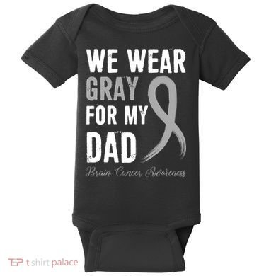 Brain Cancer Awareness T Baby Bodysuit