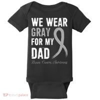 Brain Cancer Awareness T Baby Bodysuit thumb 0