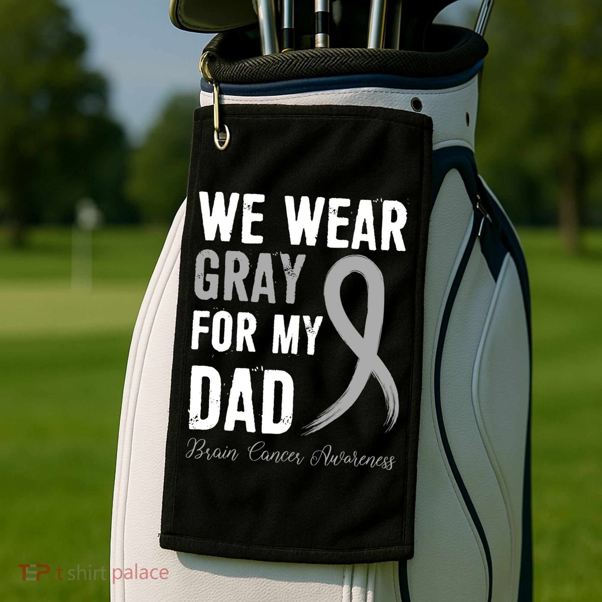 Brain Cancer Awareness T Golf Towel