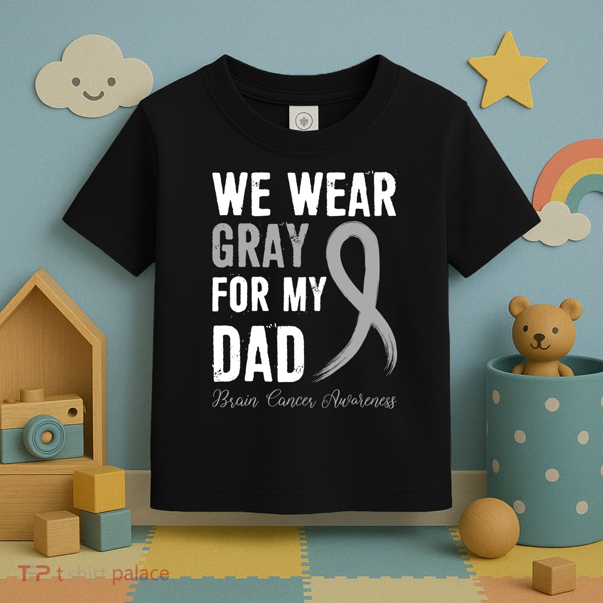 Brain Cancer Awareness T Toddler T-Shirt
