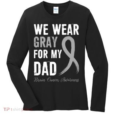 Brain Cancer Awareness T Women's Long Sleeve Shirt