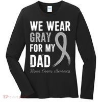 Brain Cancer Awareness T Women's Long Sleeve Shirt thumb 0