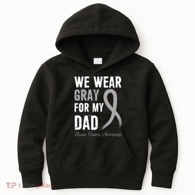 Brain Cancer Awareness T Kids Hoodie