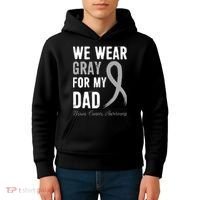 Brain Cancer Awareness T Kids Hoodie thumb 4