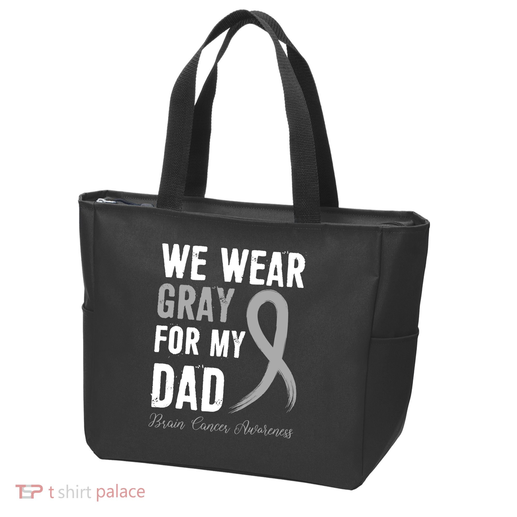 Brain Cancer Awareness T Tote Bag