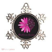 Breast Cancer Awareness Sunflower Ribbon Ornament thumb 0