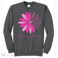 Breast Cancer Awareness Sunflower Ribbon Sweatshirt thumb 0