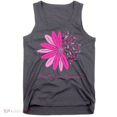 Breast Cancer Awareness Sunflower Ribbon Tank Top