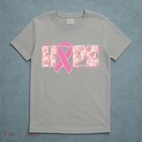 Breast Cancer Awareness Hope Leopard Print T-Shirt thumb 5