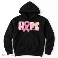 Breast Cancer Awareness Hope Leopard Print Hoodie thumb 0