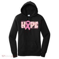 Breast Cancer Awareness Hope Leopard Print Women's Hoodie thumb 0