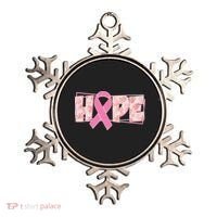 Breast Cancer Awareness Hope Leopard Print Ornament thumb 0