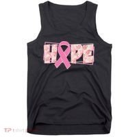 Breast Cancer Awareness Hope Leopard Print Tank Top thumb 0