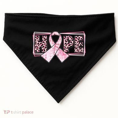 Breast Cancer Awareness Pink Hope USA-Made Doggie Bandana