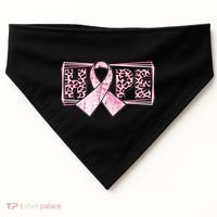 Breast Cancer Awareness Pink Hope USA-Made Doggie Bandana thumb 0