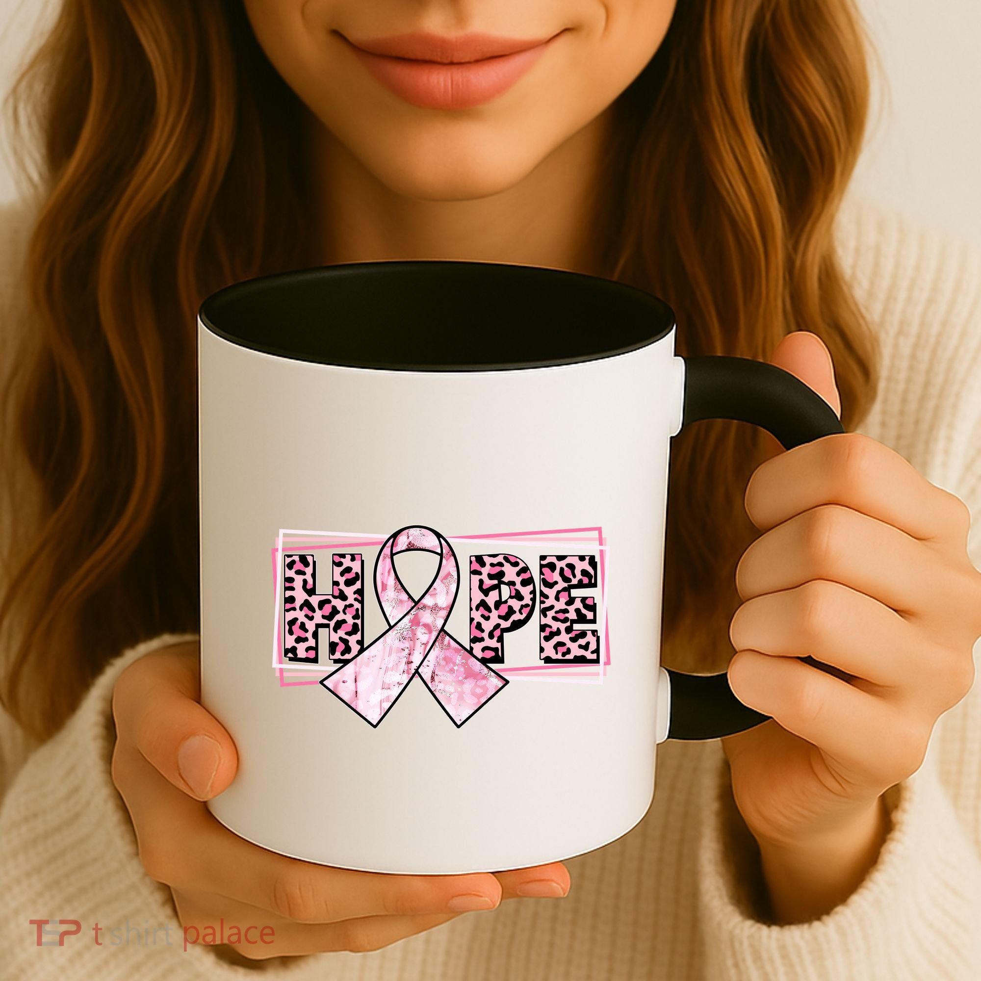 Breast Cancer Awareness Pink Hope Coffee Mug