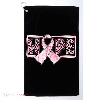 Breast Cancer Awareness Pink Hope Golf Towel