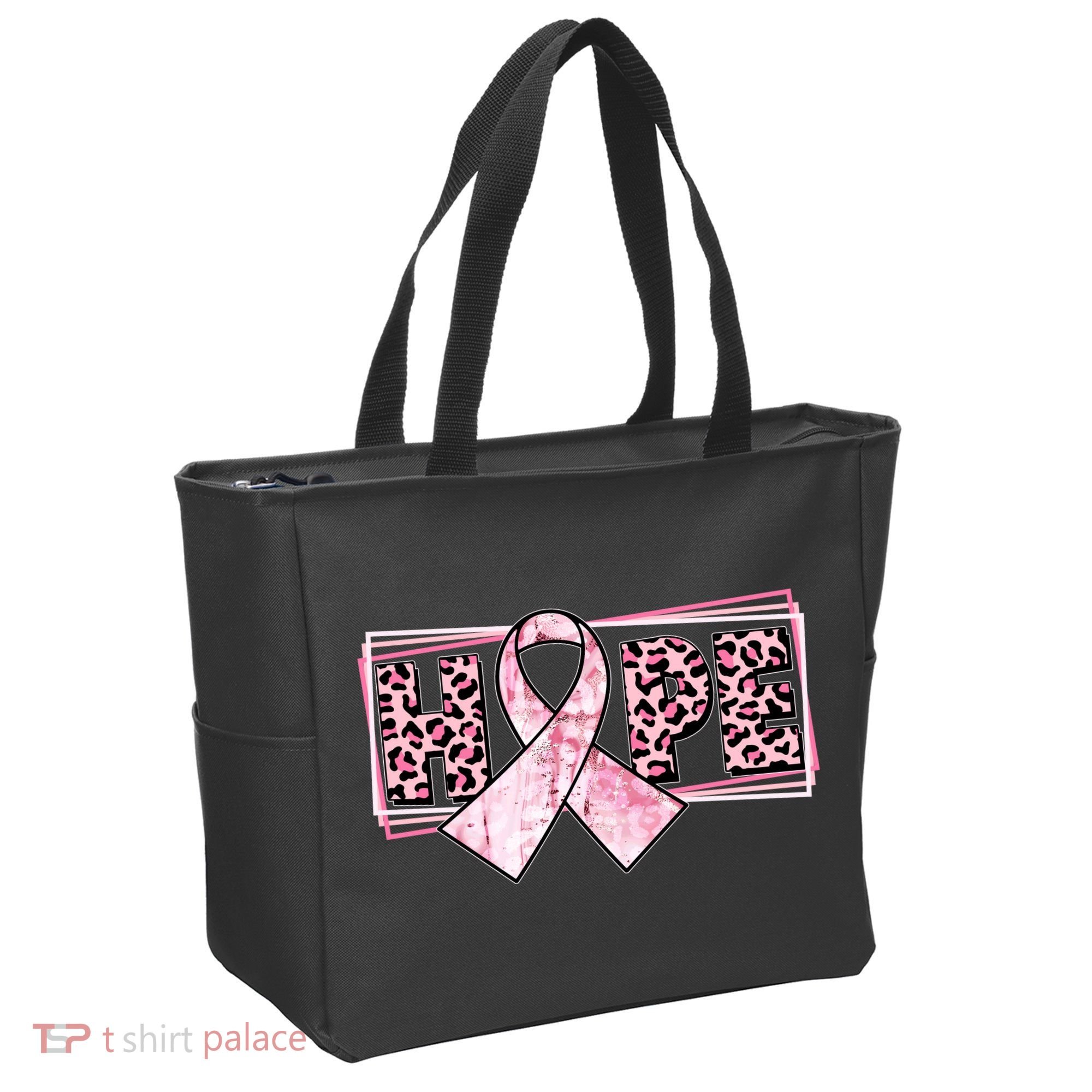 Breast Cancer Awareness Pink Hope Tote Bag