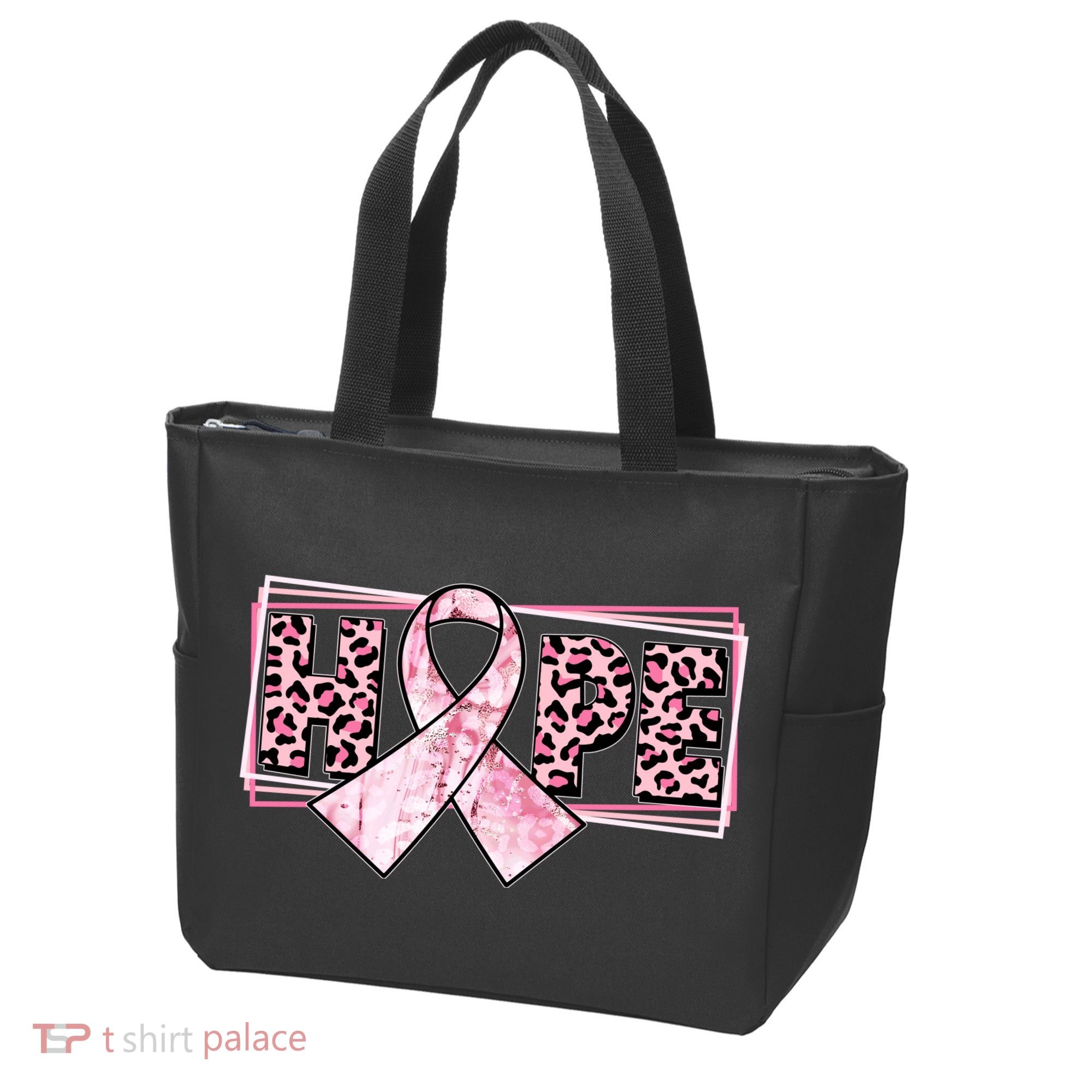 Breast Cancer Awareness Pink Hope Tote Bag